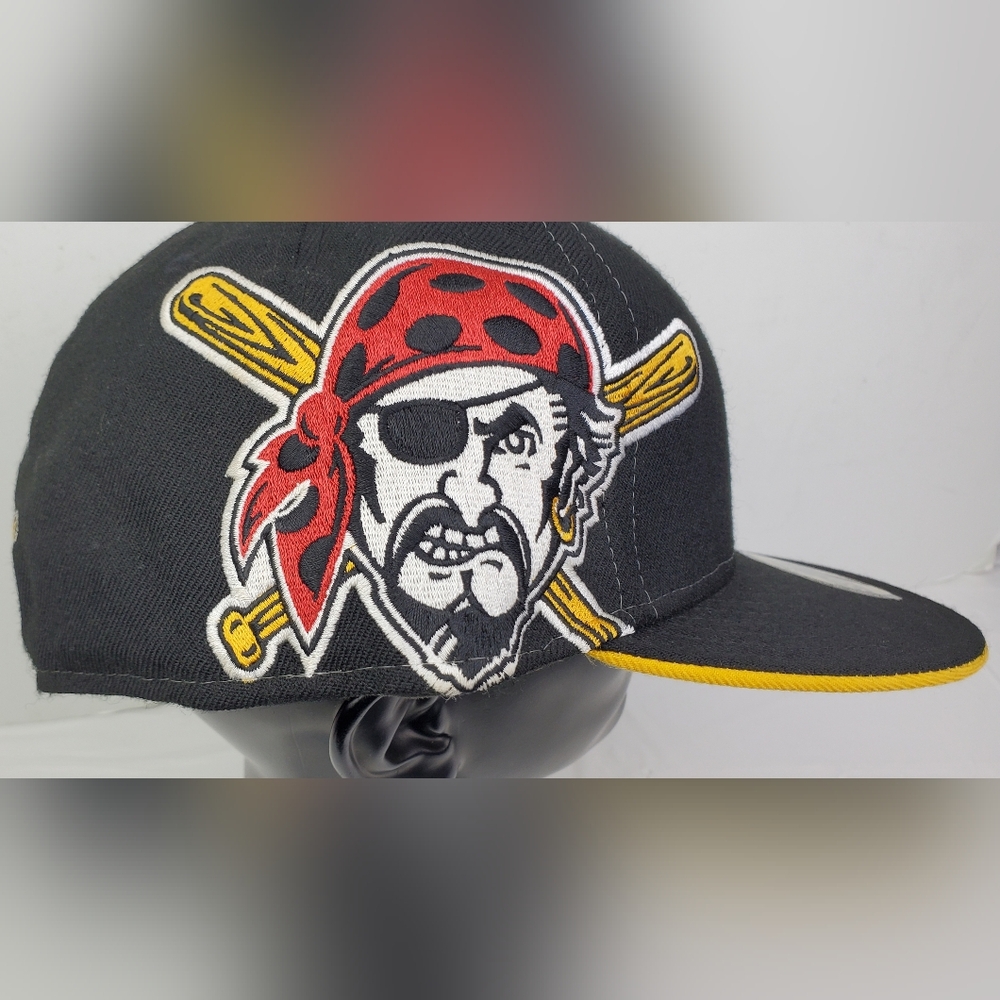 New Era 59Fifty MLB Pittsburgh Pirates Wool Hat Cap READ - Size 7 5/8 - GUC